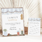 赤ちゃんシャワー家族の伝統 ノートカード