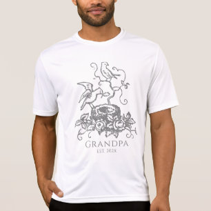 赤ちゃんシャワー家族会員入りTシャツ Tシャツ