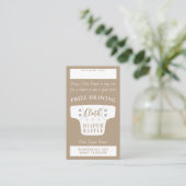 赤ちゃんシャワー布おむつラッフルチケットトゥーペタン エンクロージャーカード (スタンド正面)