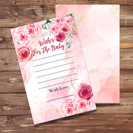 赤ちゃんシャワー希望のベビーマゼンタバラピンク