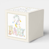 赤ちゃんシャワー性別リビールフェイスボックス フェイバーボックス (裏面サイド)