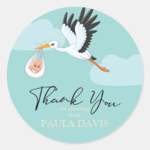 赤ちゃんシャワー感謝していユーステッカー