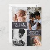 赤ちゃんシャワー感謝してい写真あなたが誕生の発表 ポストカード (正面/裏面)