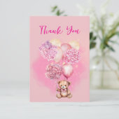 赤ちゃんシャワー我々は心底待つことができる サンキューカード (スタンド正面)