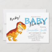 赤ちゃんシャワー招待少年招待状 案内状 (正面)