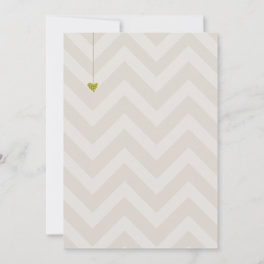 赤ちゃんシャワー招待状、バードケージの木のはっきりした色 招待状 (裏面)