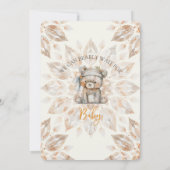 赤ちゃんシャワー招待状 招待状 (裏面)