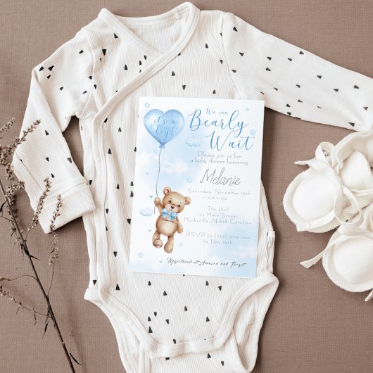 赤ちゃんシャワー招待状 招待状