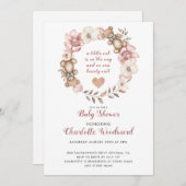 赤ちゃんシャワー招待状 招待状 (正面/裏面)