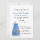 赤ちゃんシャワー招待青少年パッケージ 招待状 (裏面)