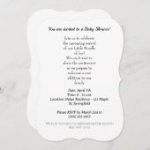 赤ちゃんシャワー招待 (正面/裏面)