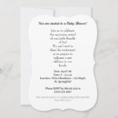 赤ちゃんシャワー招待 (正面)