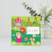 赤ちゃんシャワー招待 シーズンカード (スタンド正面)