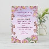 赤ちゃんシャワー招待 招待状 (スタンド正面)