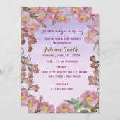 赤ちゃんシャワー招待 招待状 (正面/裏面)