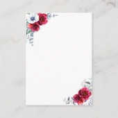 赤ちゃんシャワー挿入カード用の本を持って来る エンクロージャーカード (裏面)