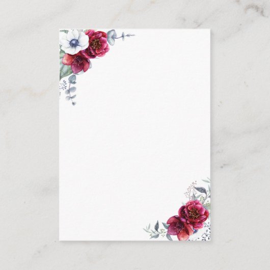 赤ちゃんシャワー挿入カード用の本を持って来る エンクロージャーカード (裏面)