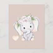 赤ちゃんシャワー推測ベビーフードカード (裏面)