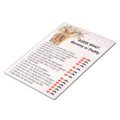 赤ちゃんシャワー推測誰がハイランドカウゲーム ノートパッド (アングル)