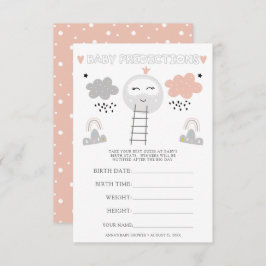 赤ちゃんシャワー推理ゲームI月へのパス 招待状