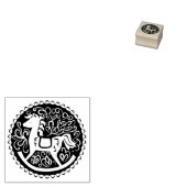 赤ちゃんシャワー揺動馬 ラバースタンプ (押印)