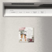 赤ちゃんシャワー日付磁石を保存 マグネット (インサイチュ (食洗機))