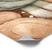 赤ちゃんシャワー歓迎ポスターを待つことができる ポスター (角)