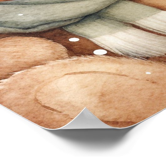 赤ちゃんシャワー歓迎ポスターを待つことができる ポスター (角)