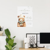 赤ちゃんシャワー歓迎ポスターを待つことができる ポスター (ホームオフィス)