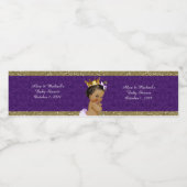 赤ちゃんシャワー水ボトルラベル王室の、赤ちゃんシャワー ペットボトルラベル (シングルラベル)