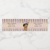 赤ちゃんシャワー水ボトルラベル王室の、赤ちゃんシャワー ペットボトルラベル (シングルラベル)