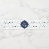 赤ちゃんシャワー水ボトルラベル ペットボトルラベル (シングルラベル)