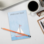 赤ちゃんシャワー水航海の色ありがとう可愛い ポストイット