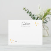 赤ちゃんシャワー活動のためのTwinkleアドバイス エンクロージャーカード (スタンド正面)