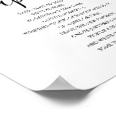 赤ちゃんシャワー深夜おむつサイン ポスター (角)