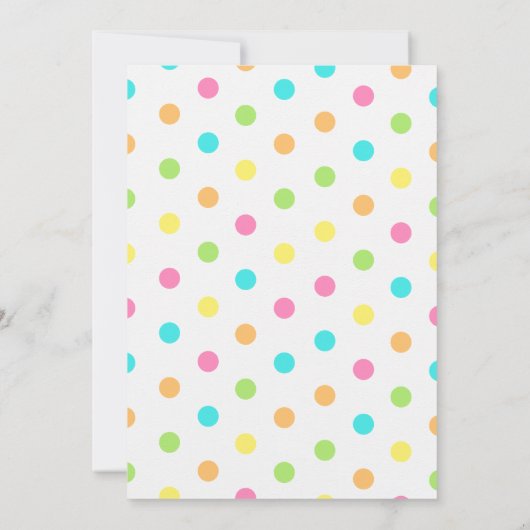 赤ちゃんシャワー準備ポップ・アートのができたピンクのバルーン招待状 招待状 (裏面)