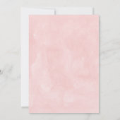 赤ちゃんシャワー準備ポップ・アートのができたピンクのバルーン招待状 招待状 (裏面)