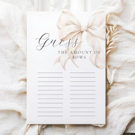 赤ちゃんシャワー瓶ゲームの数を推測