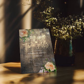 赤ちゃんシャワー甘い小さな双子の女の子の花木 招待状