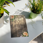 赤ちゃんシャワー甘い小さな双子の女の子の花木 招待状