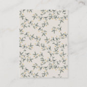 赤ちゃんシャワー用かわいい黄色ベビーヒッポ動物相の本 エンクロージャーカード (裏面)