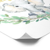 赤ちゃんシャワー用のギフトテーブルのサイン ポスター (角)