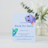 赤ちゃんシャワー用のリトルディノのブルーブック (スタンド正面)