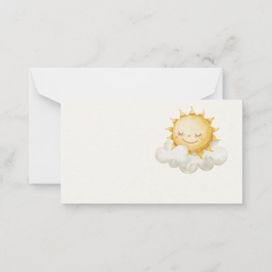 赤ちゃんシャワー用の小さな農場子供部屋動物の本 ノートカード (裏面)