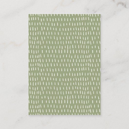 赤ちゃんシャワー用の本に登場するかわいいジャングル動物 エンクロージャーカード (裏面)