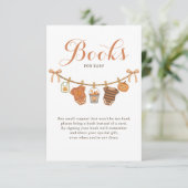 赤ちゃんシャワー用の本ハロウィーン エンクロージャーカード (スタンド正面)