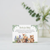 赤ちゃんシャワー用の本 エンクロージャーカード (スタンド正面)