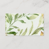 赤ちゃんシャワー用の鹿おむつラッフルカードチケット エンクロージャーカード (裏面)