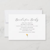 赤ちゃんシャワー用イエロージンガムの本 出欠カード (正面)