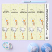 赤ちゃんシャワー用ブックマークのパーティー1枚あたり5 チラシ (シングル)